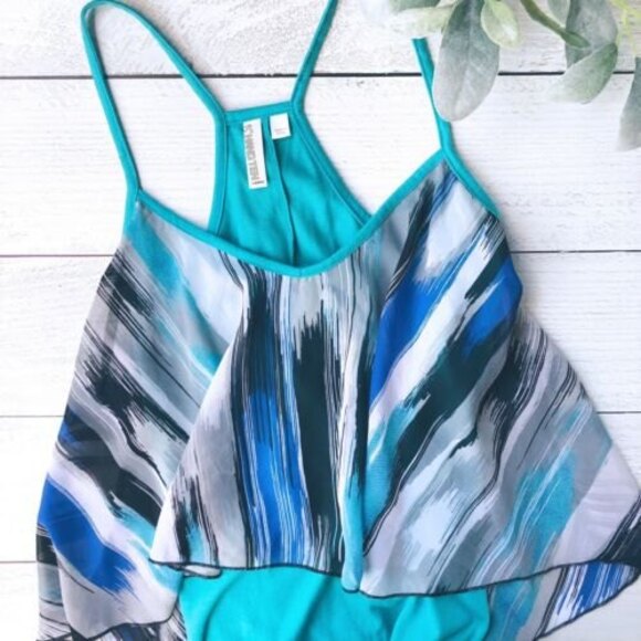 Hang Ten L Maxi Dress Large Juniors Long Stretch Knit Sleeveless Summer Casual - Picture 4 of 10